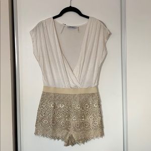 Crochet Romper SMALL NWT